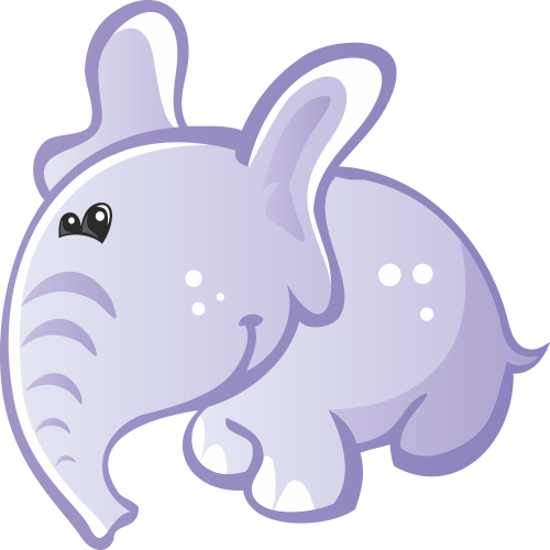 Autocollant Animaux Eléphant