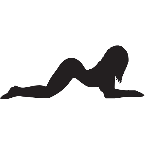 Sticker Silhouette Femme Sexy 36