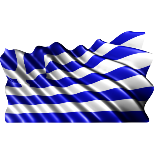 Autocollant Drapeau Grece