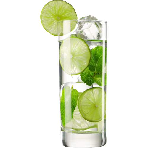 Autocollant Boisson Cocktail Citron Vert Menthe