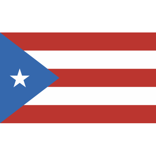 Autocollant Drapeau Puerto Rico