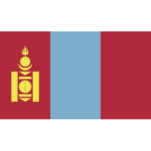 Autocollant Drapeau Mongolie