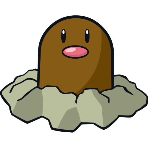 Sticker Pokemon Taupiqueur