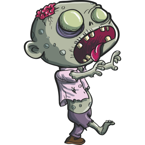 Autocollant Zombie