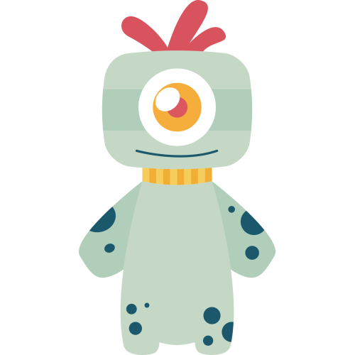 Autocollant Monstre Enfant 20