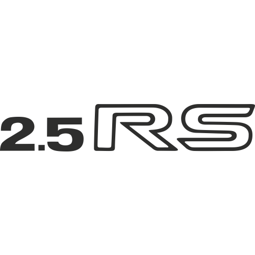 Sticker Subaru 2.5 Rs