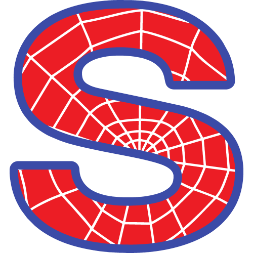 Sticker Lettrage Spider Man S