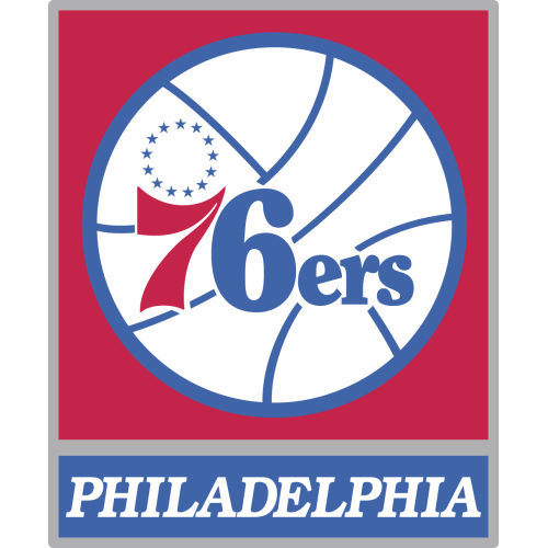 Autocollant Logo Nba Team Philadelphia
