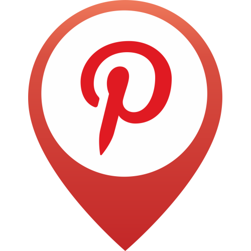 Autocollant Logo Réseau Social Pinterest 3
