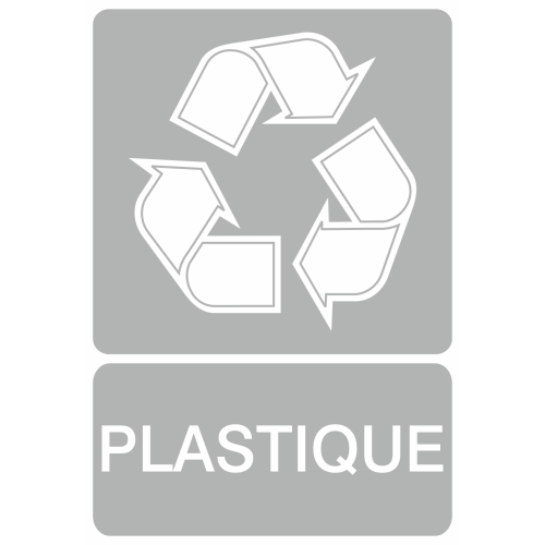 Autocollant Recyclage Plastique