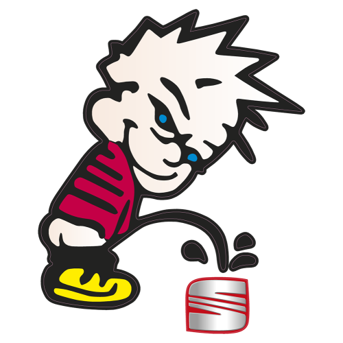 Autocollant Pisse Boy Seat