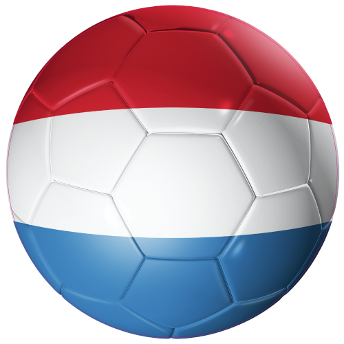 Autocollant Ballon Foot Pays Bas
