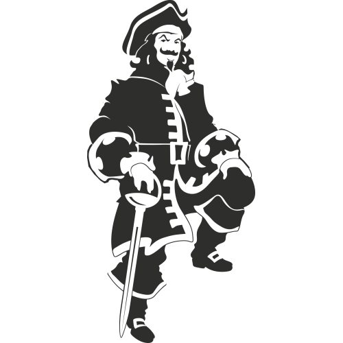 Sticker Captain Morgan