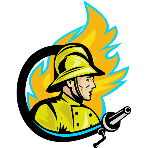 Autocollant Métier Pompier