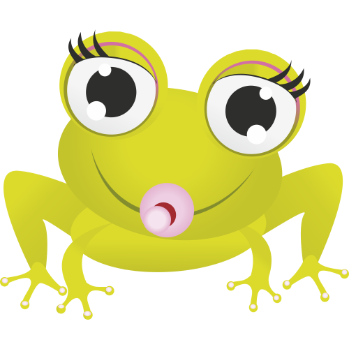 Autocollant Grenouille 4