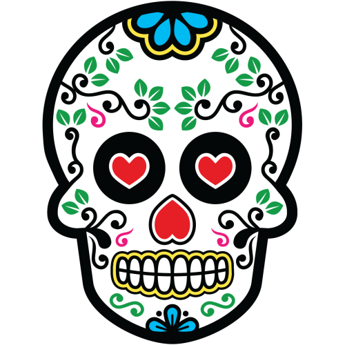 Autocollant Calavera - Tete De Mort Mexicaine 20