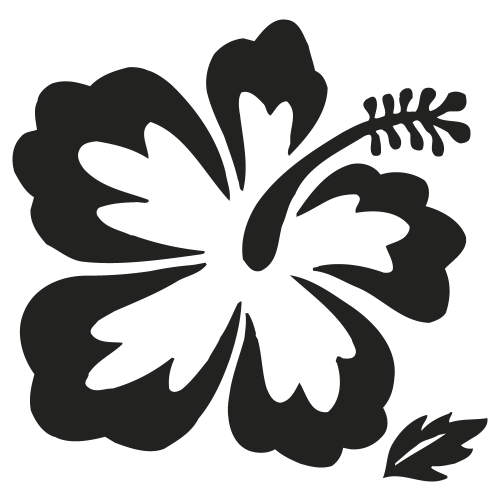 Sticker Hibiscus