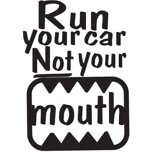 Sticker Jdm Run Your Car