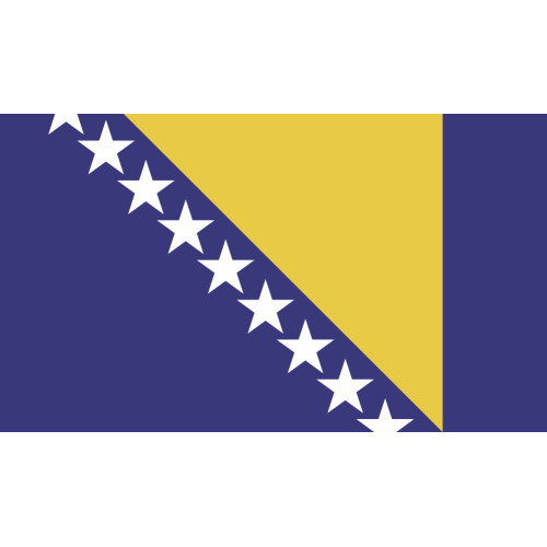 Autocollant Drapeau Bosnie