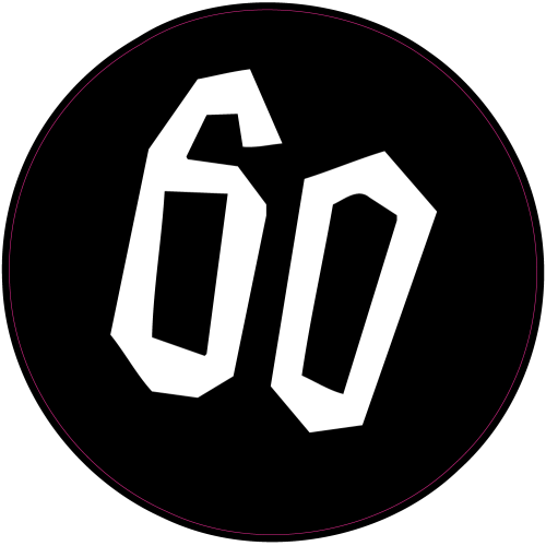 Autocollant Panneau Bomb Limitation Vitesse 60km/h