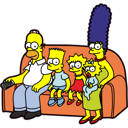 Autocollant Homer Simpson