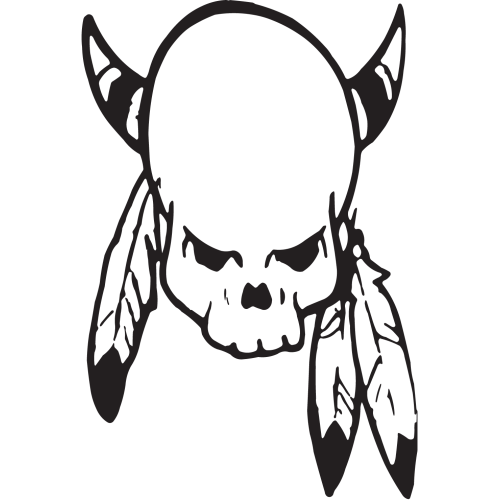 Sticker Tête De Mort 30