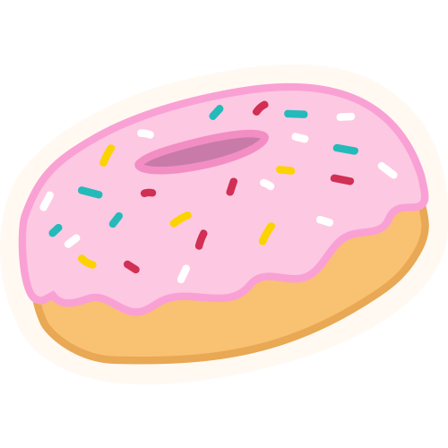 Autocollant Pâtisserie Donuts 8