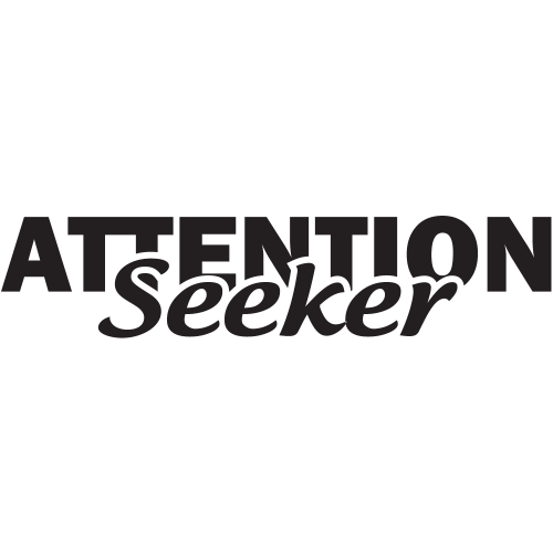 Sticker Jdm Attention Seeker