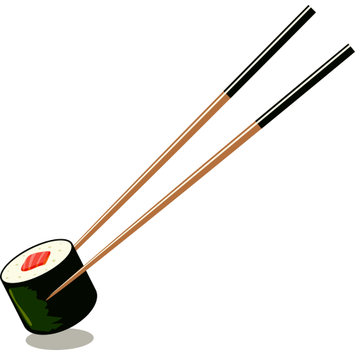 Autocollant Alimentation Japonais Sushi 1