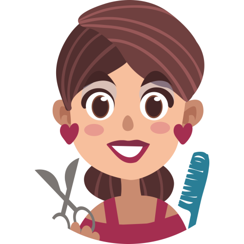 Autocollant Métier Coiffure 1