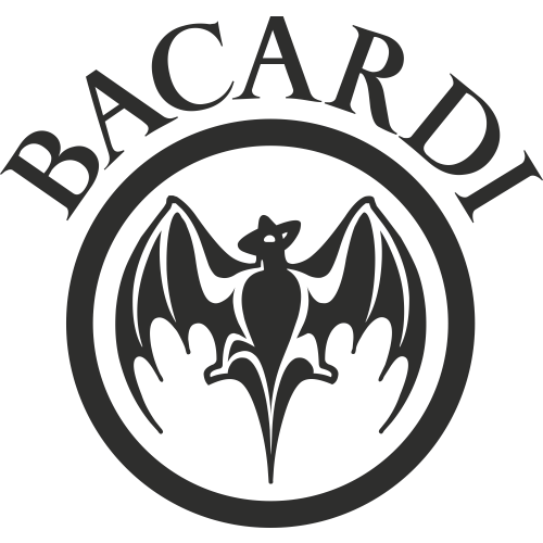 Sticker Bacardi
