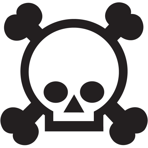 Sticker Tête De Mort