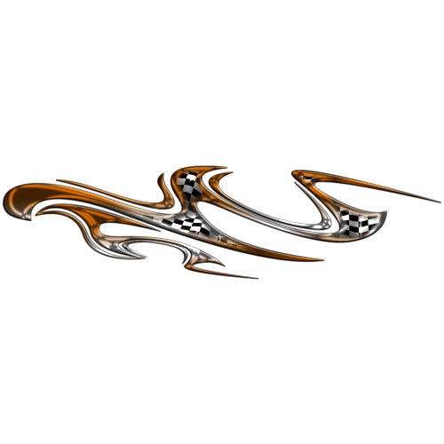 Autocollant Flaming Couleur