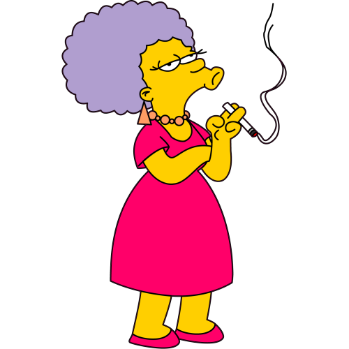 Autocollant Patty Bouvier - Simpsons
