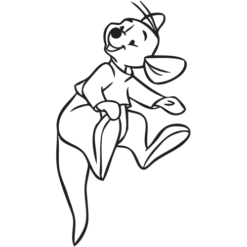 Sticker Winnie Petit Gourou