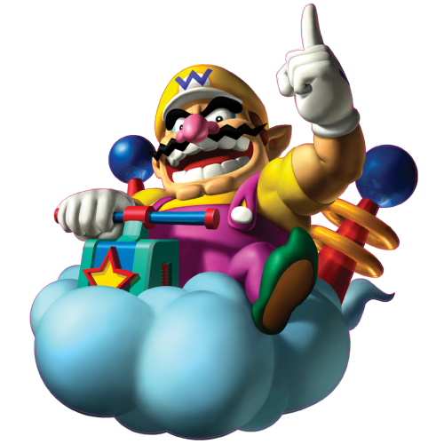 Autocollant Mario Wario