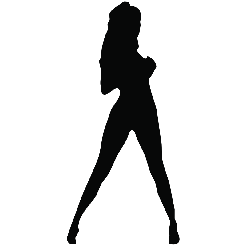 Sticker Silhouette Femme Sexy