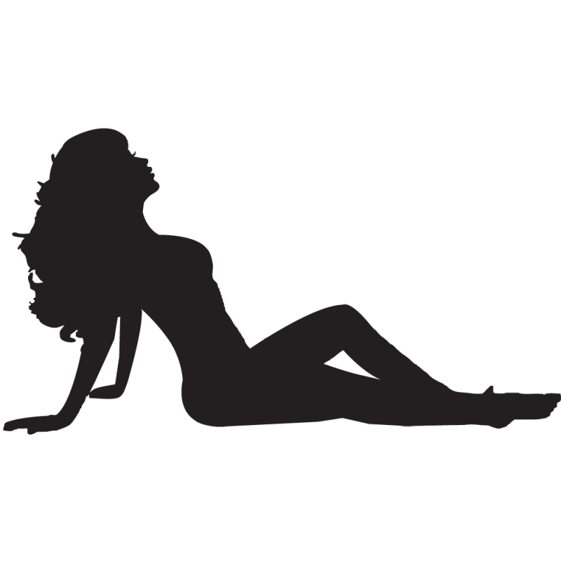 Sticker Silhouette Femme Sexy 65