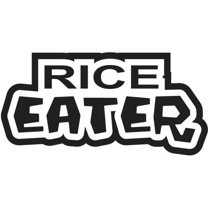 Sticker Jdm Rice Eater