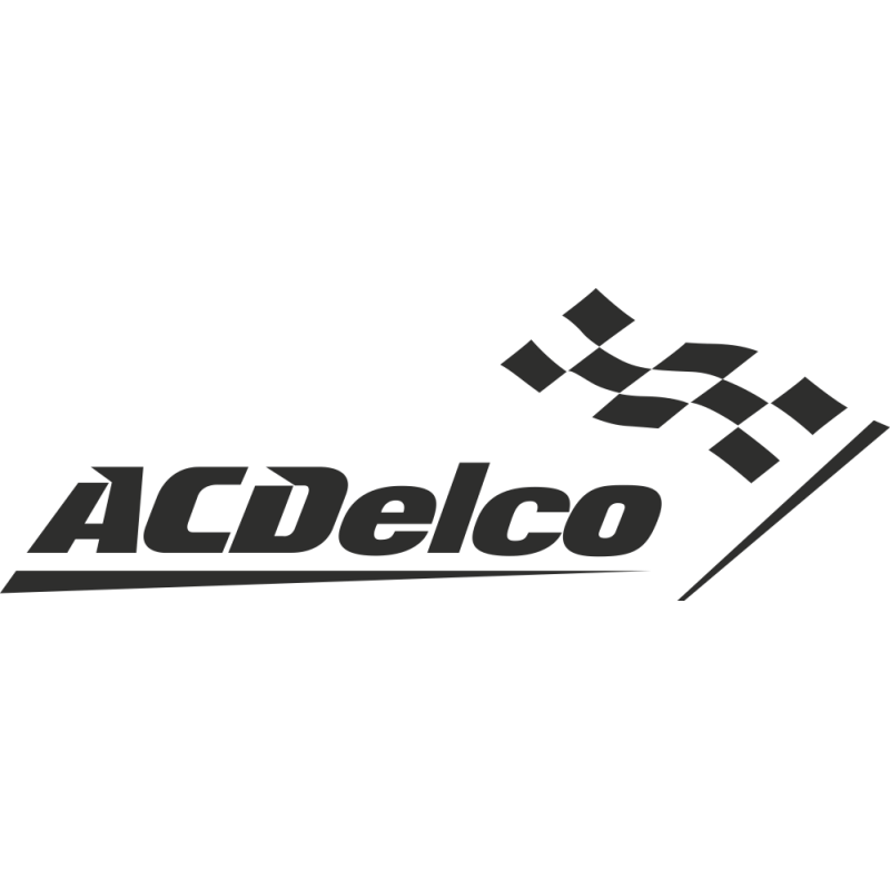 Sticker Acdelco Drapeau