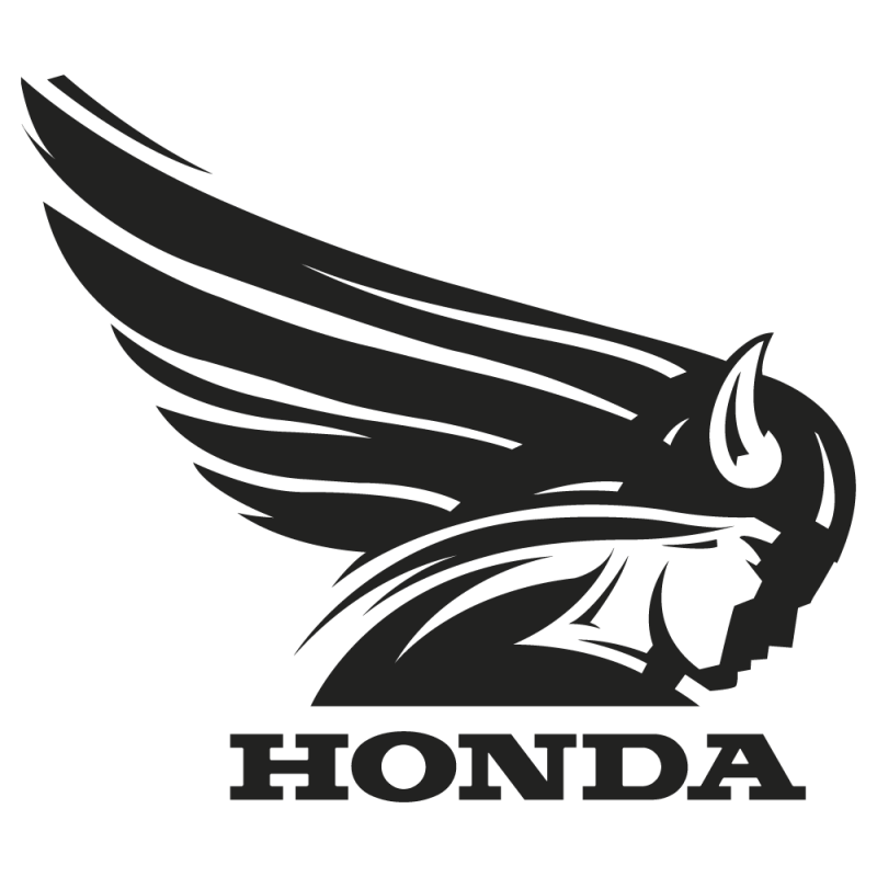 Sticker Honda Retro Droit