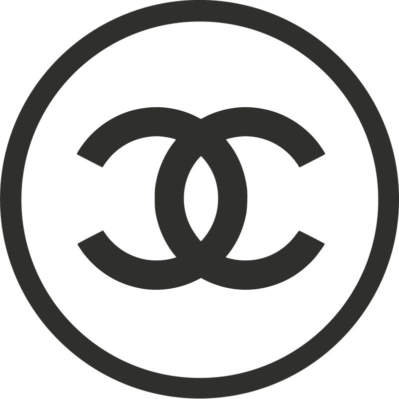 Sticker Chanel Fond Transparent