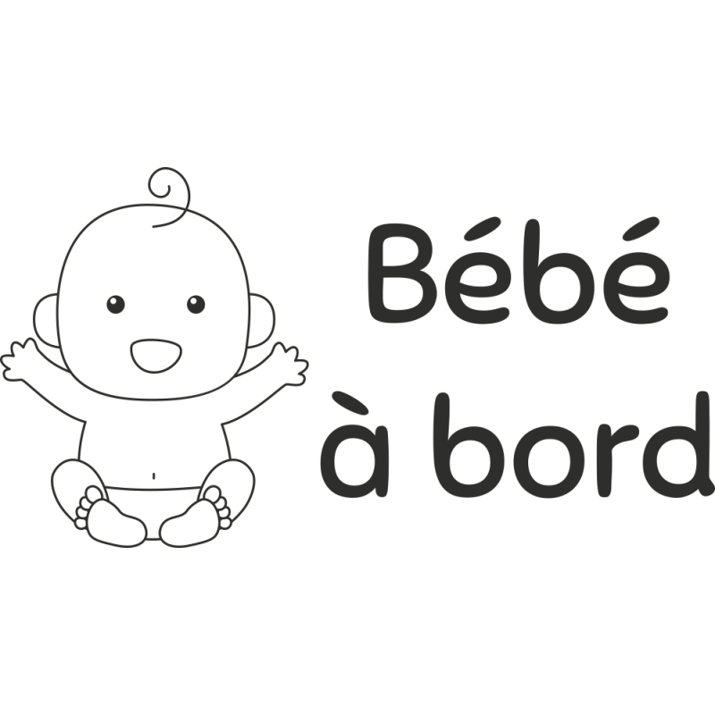 Sticker Bébé à Bord Baby