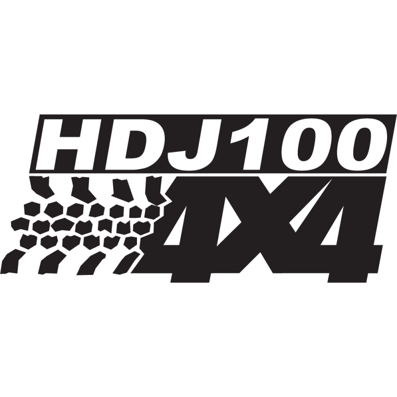 Sticker Logo 4x4 Hdj100