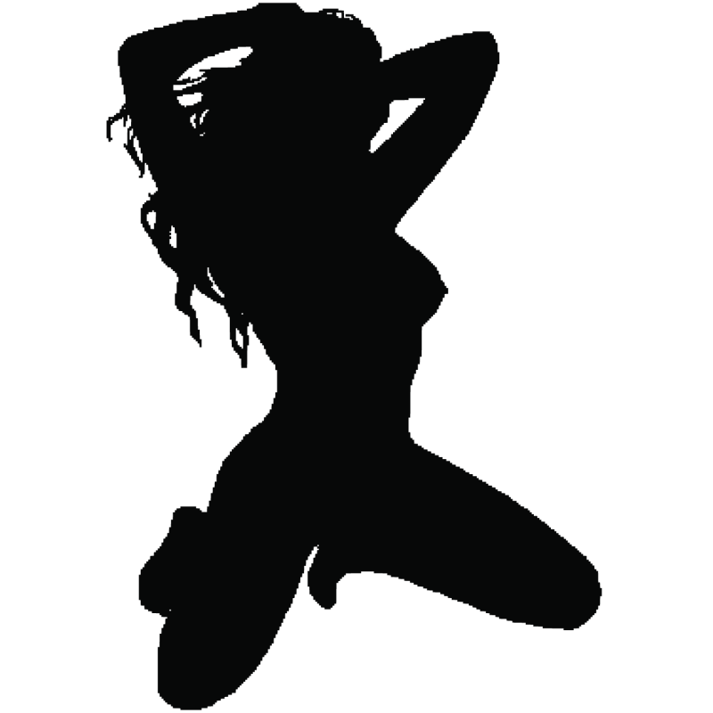 Sticker Silhouette Femme Sexy