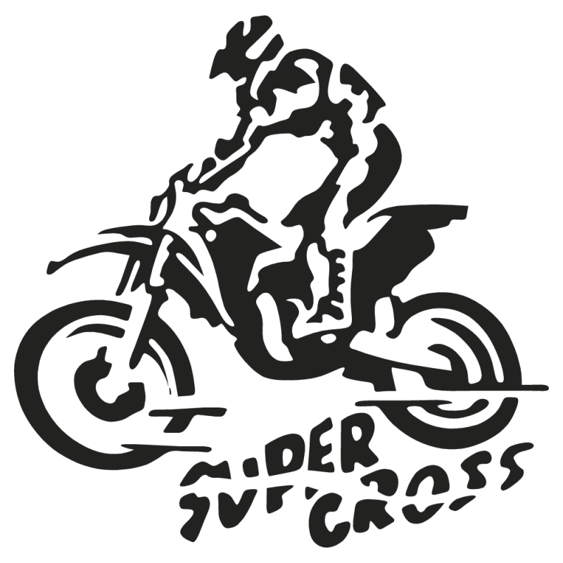 Sticker Super Cross Moto
