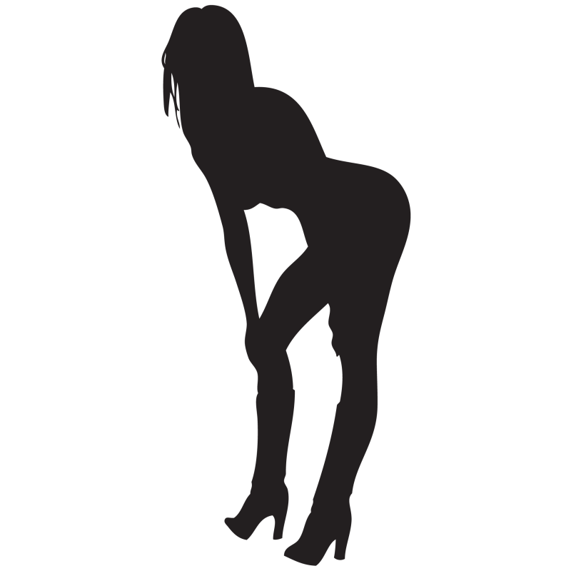 Sticker Silhouette Femme Sexy