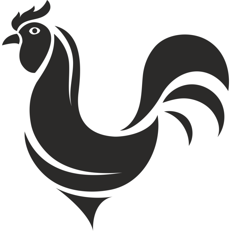 Sticker Ferme Coq 10