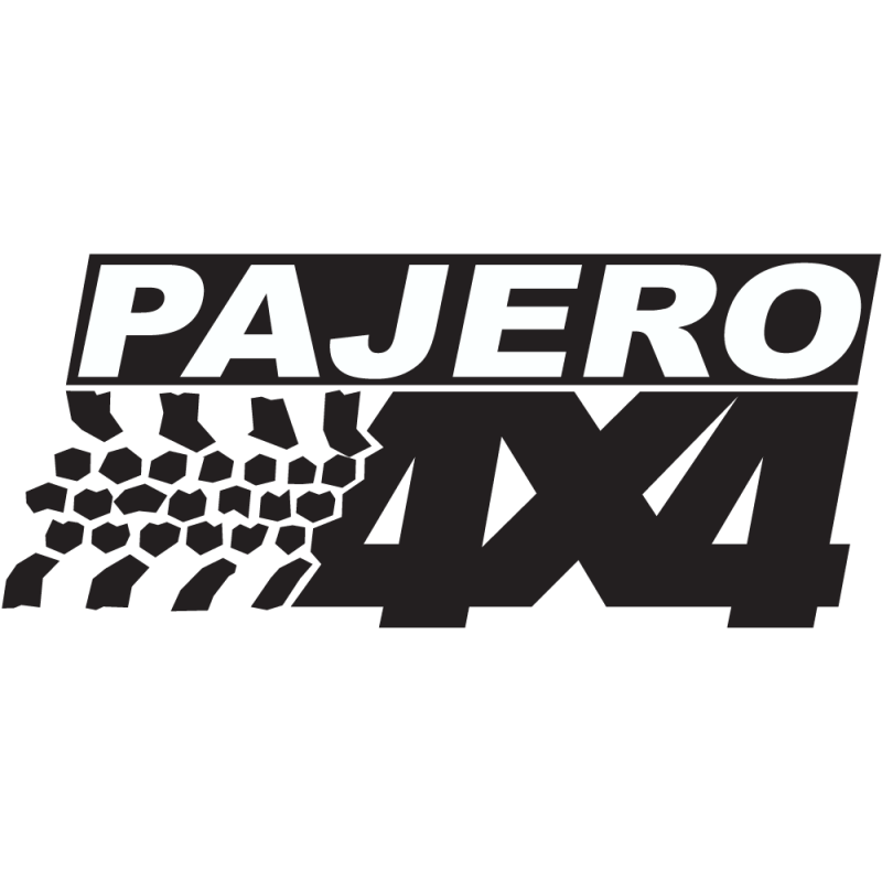 Sticker Logo 4x4 Pajero