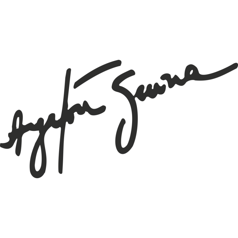 Sticker Senna Signature